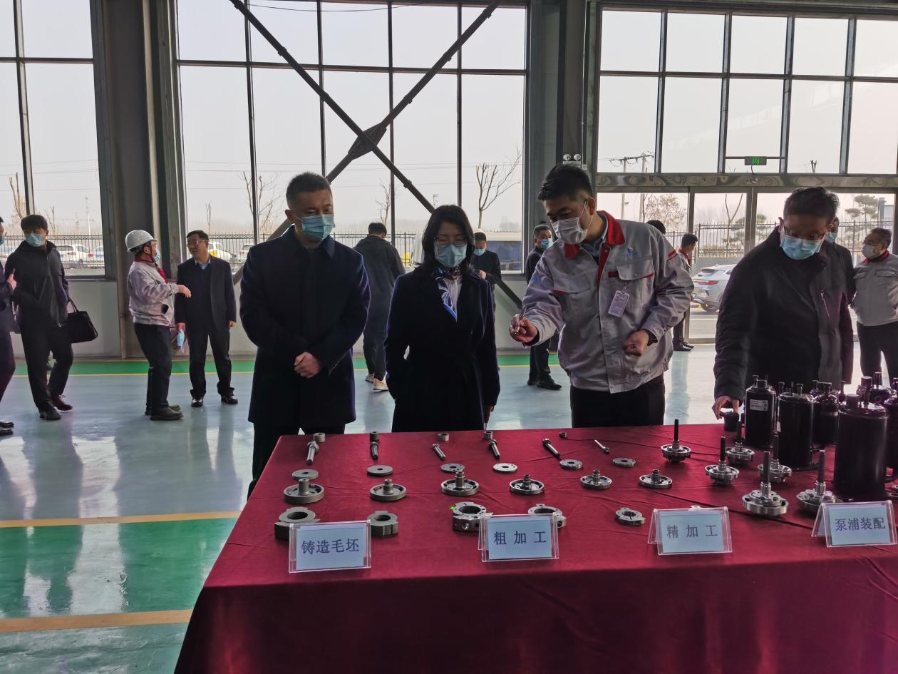 臨汾市委常委、洪洞縣委書(shū)記張潞萍一行蒞臨我司調(diào)研指導(dǎo)工作